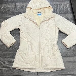 Columbia Women's Off-White Quilted Puffer Jacket